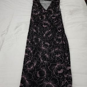 Large black stretch dress